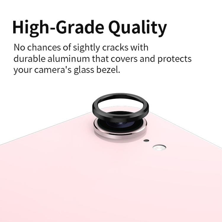 Anillo protector de lente hueco de metal Kalebol, For iPhone 17e / 16e, For iPhone 17 Pro Max, For iPhone 17 Pro, For iPhone 17, For iPhone Air