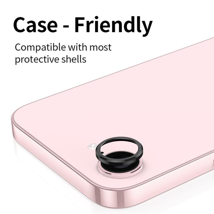 Anillo protector de lente hueco de metal Kalebol, For iPhone 17e / 16e, For iPhone 17 Pro Max, For iPhone 17 Pro, For iPhone 17, For iPhone Air