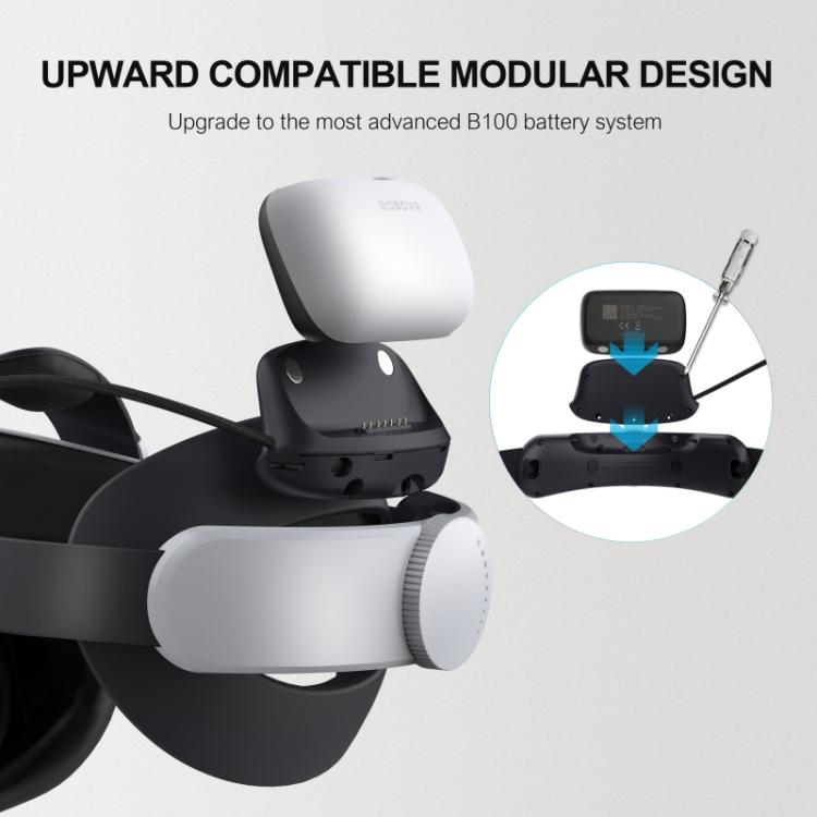 Batería de repuesto BOBOVR B100U para BOBOVR M1 / M2 / M3 y accesorios para la correa de la cabeza de realidad virtual., B100U