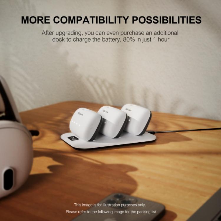 Batería de repuesto BOBOVR B100U para BOBOVR M1 / M2 / M3 y accesorios para la correa de la cabeza de realidad virtual., B100U
