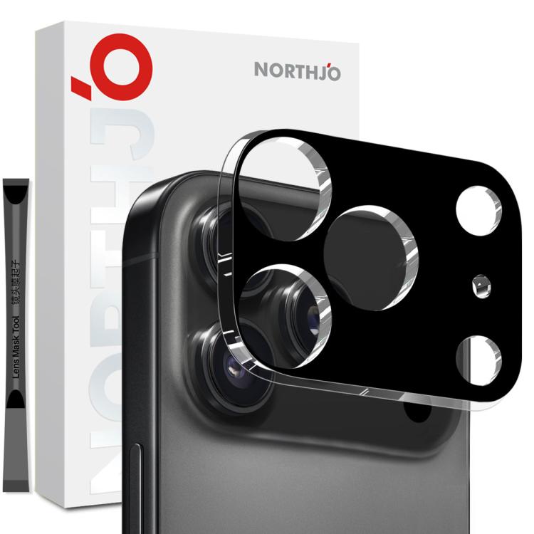 Protector de lente de cámara NORTHJO, película de vidrio templado 3D HD, For iPhone 17 Pro Max, For iPhone 17 Pro, For iPhone 17, For iPhone Air