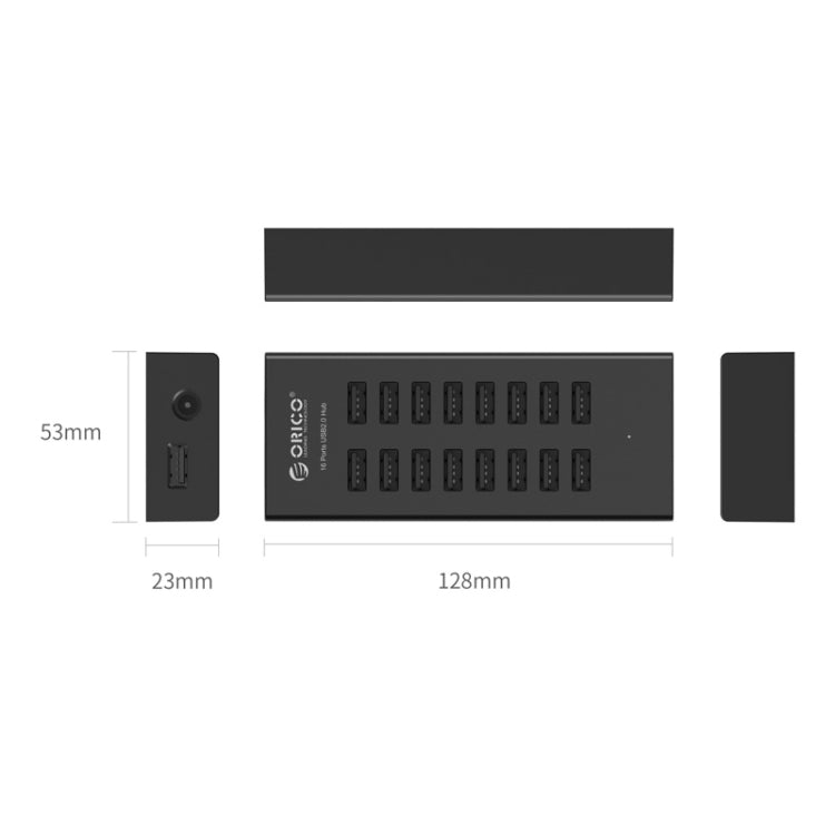 HUB ORICO H1613-U2 16 Puertos USB2.0, H1613-U2