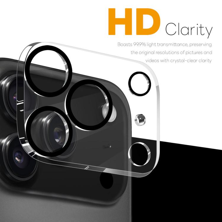 2 protectores de lente de cámara NORTHJO 3D Night Shot de cristal templado, For iPhone 17 Pro Max, For iPhone 17 Pro, For iPhone 17, For iPhone Air