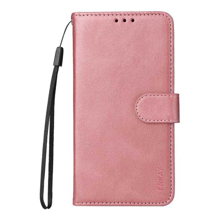 Funda para teléfono ENKAY Card Wallet de piel con textura de becerro y pegamento reforzado, sin borde blanco., For iPhone 15 Pro Max, For iPhone 15 Pro, For iPhone 15 Plus, For iPhone 15