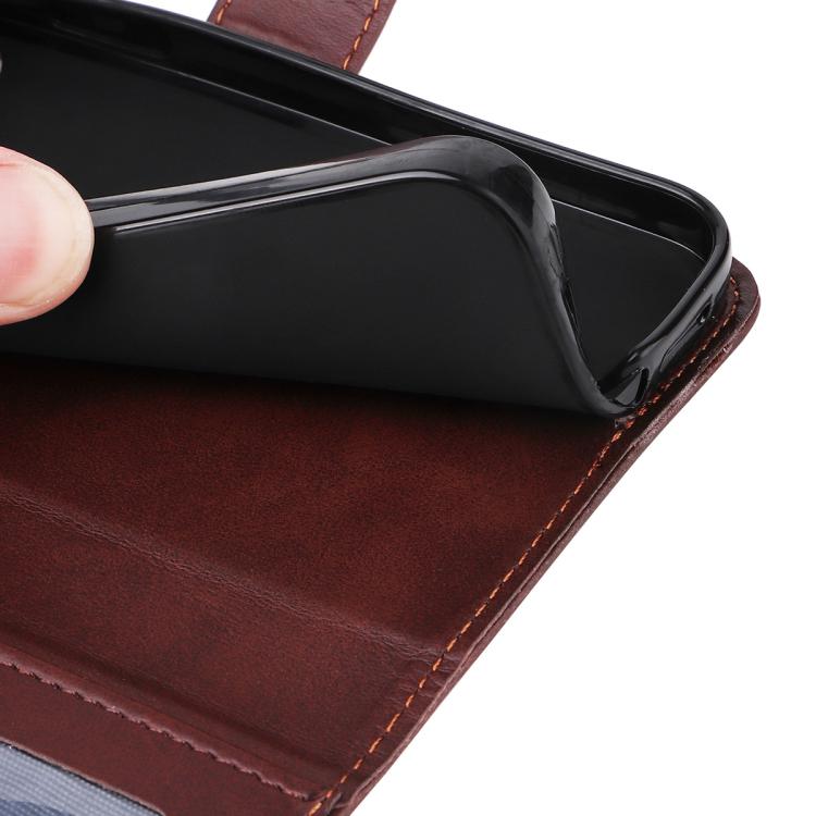 Funda para teléfono ENKAY Card Wallet de piel con textura de becerro y pegamento reforzado, sin borde blanco., For iPhone 15 Pro Max, For iPhone 15 Pro, For iPhone 15 Plus, For iPhone 15
