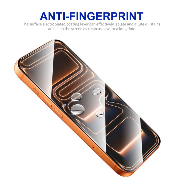 Película de vidrio templado de aluminio y silicio de alta calidad ENKAY con pegamento grueso y sin bordes blancos, For iPhone 17 Pro Max, For iPhone 17 Pro, For iPhone 17, For iPhone Air