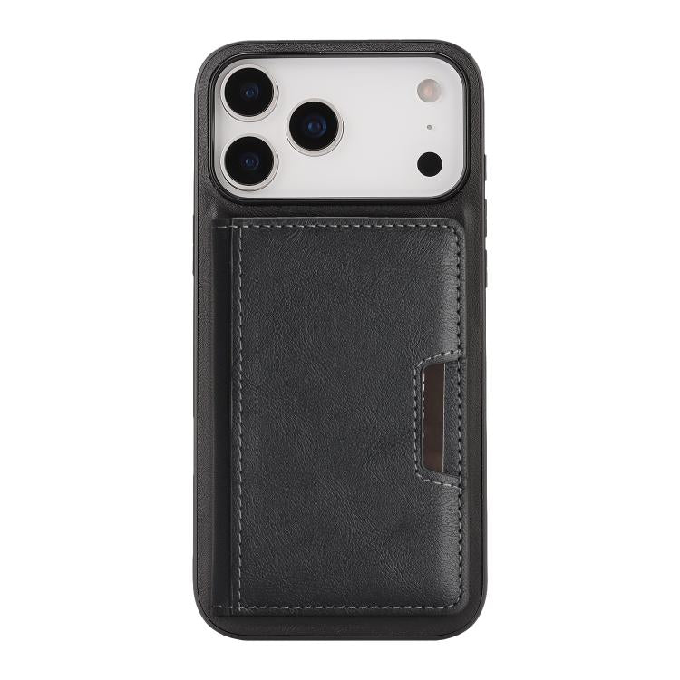 Funda de cuero para teléfono Kalebol Strong MagSafe con bolsillo magnético plegable para tarjetas, For iPhone 17 Pro Max, For iPhone 17 Pro, For iPhone 17, For iPhone Air