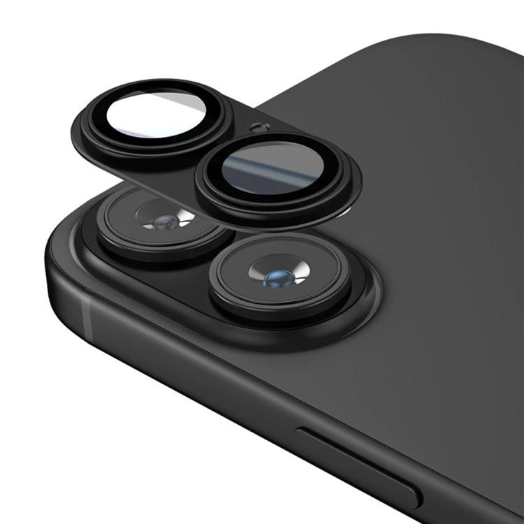 Película para lentes metálicas Kalebol Precise Alignment Stepped Eagle Eye, For iPhone 16 Plus, For iPhone 16