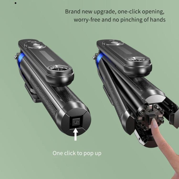 Soporte portátil retráctil de cuatro patas para teléfono y palo selfie P515 con control remoto Bluetooth., P515