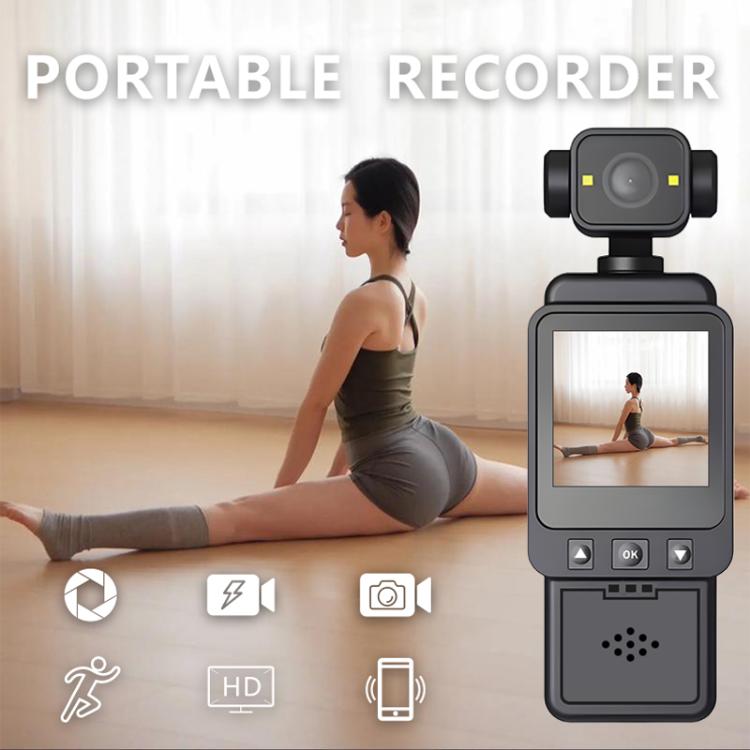 Cámara de bolsillo con clip, grabación de video portátil, WiFi, 1080p Ultra-HD y ultra alta definición., Pocket Vlog Camera