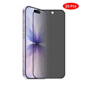 JUNSUNMAY 25 láminas de vidrio templado con estampado de seda para privacidad total, For iPhone 17 Pro Max, For iPhone 17 Pro, For iPhone 17, For iPhone Air, For iPhone 16 Pro Max, For iPhone 16 Pro, For iPhone 16 Plus, For iPhone 16                   ...