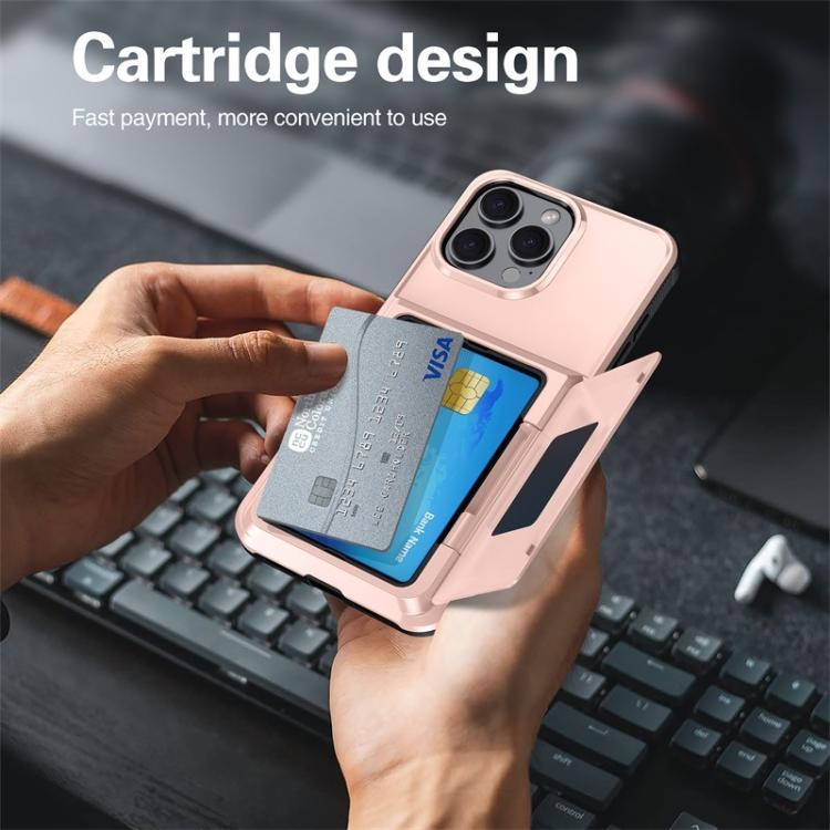 Funda protectora para teléfono Kalebol Flip Card Wallet Holder a prueba de golpes, For iPhone 15 Pro Max, For iPhone 15 Pro, For iPhone 14 Pro, For iPhone 14 Pro Max, For iPhone 13 Pro Max, For iPhone 13 Pro