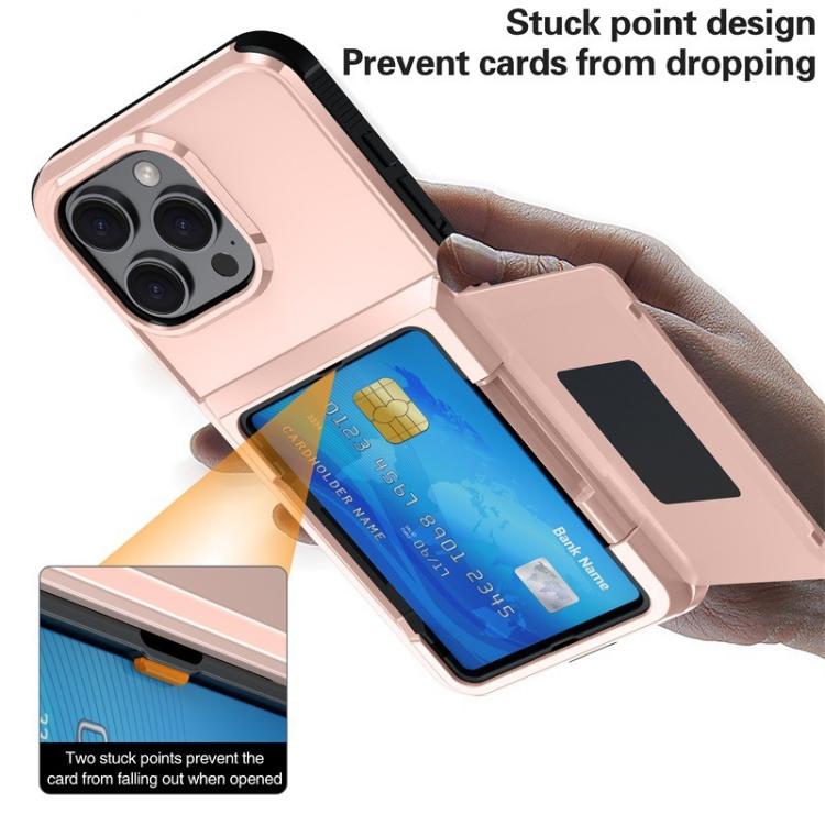 Funda protectora para teléfono Kalebol Flip Card Wallet Holder a prueba de golpes, For iPhone 15 Pro Max, For iPhone 15 Pro, For iPhone 14 Pro, For iPhone 14 Pro Max, For iPhone 13 Pro Max, For iPhone 13 Pro