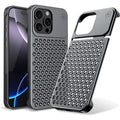 Funda para teléfono Kalebol de aleación de aluminio con aromaterapia y sistema de refrigeración, For iPhone 16 Pro Max, For iPhone 16 Pro, For iPhone 16 Plus, For iPhone 16, For iPhone 15 Pro Max, For iPhone 15 Pro, For iPhone 15 Plus, For iPhone 15   ...