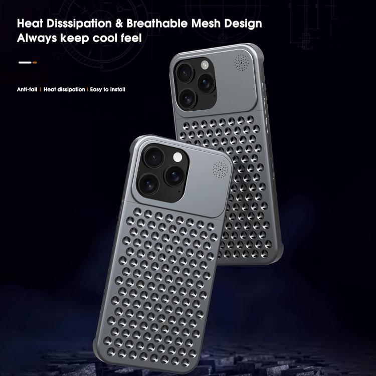 Funda para teléfono Kalebol de aleación de aluminio con aromaterapia y sistema de refrigeración, For iPhone 16 Pro Max, For iPhone 16 Pro, For iPhone 16 Plus, For iPhone 16, For iPhone 15 Pro Max, For iPhone 15 Pro, For iPhone 15 Plus, For iPhone 15   ...