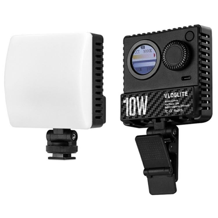 Luz LED RGB ultradelgada de bolsillo VLOGLITE K10RGB para cámara, fotografía, videografía y selfies., K10RGB