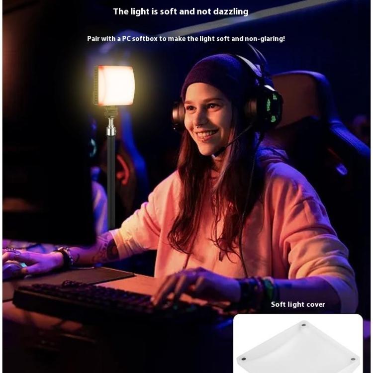 Luz LED RGB ultradelgada de bolsillo VLOGLITE K10RGB para cámara, fotografía, videografía y selfies., K10RGB