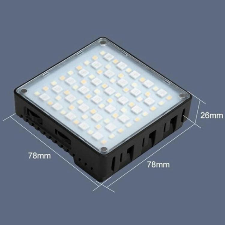 Luz LED RGB ultradelgada de bolsillo VLOGLITE K10RGB para cámara, fotografía, videografía y selfies., K10RGB