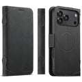 Funda de cuero multifuncional SUTENI J07 con tapa horizontal y MagSafe para teléfono móvil., For iPhone 17 Pro Max, For iPhone 17 Pro, For iPhone 17, For iPhone Air