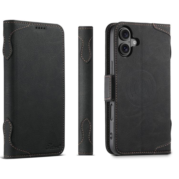 Funda de cuero multifuncional SUTENI J07 con tapa horizontal y MagSafe para teléfono móvil., For iPhone 17 Pro Max, For iPhone 17 Pro, For iPhone 17, For iPhone Air