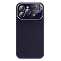 Funda para teléfono Kalebol Large Windows de silicona líquida esmerilada, For iPhone 15 Pro, For iPhone 15, For iPhone 14, For iPhone 14 Pro