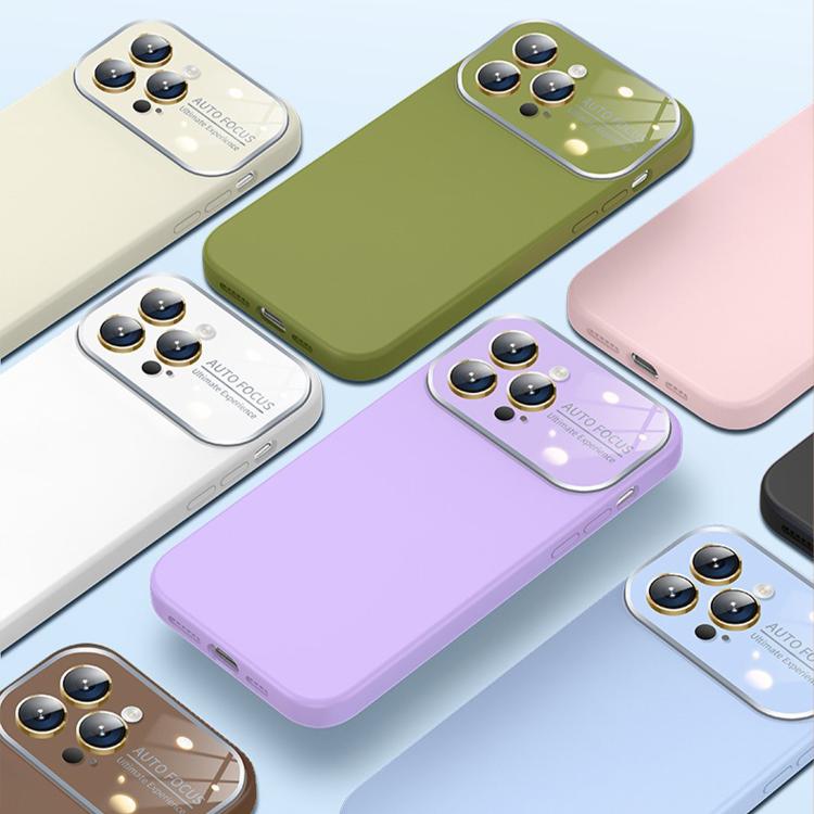 Funda para teléfono Kalebol Large Windows de silicona líquida esmerilada, For iPhone 12, For iPhone 12 Pro Max, For iPhone 12 Pro