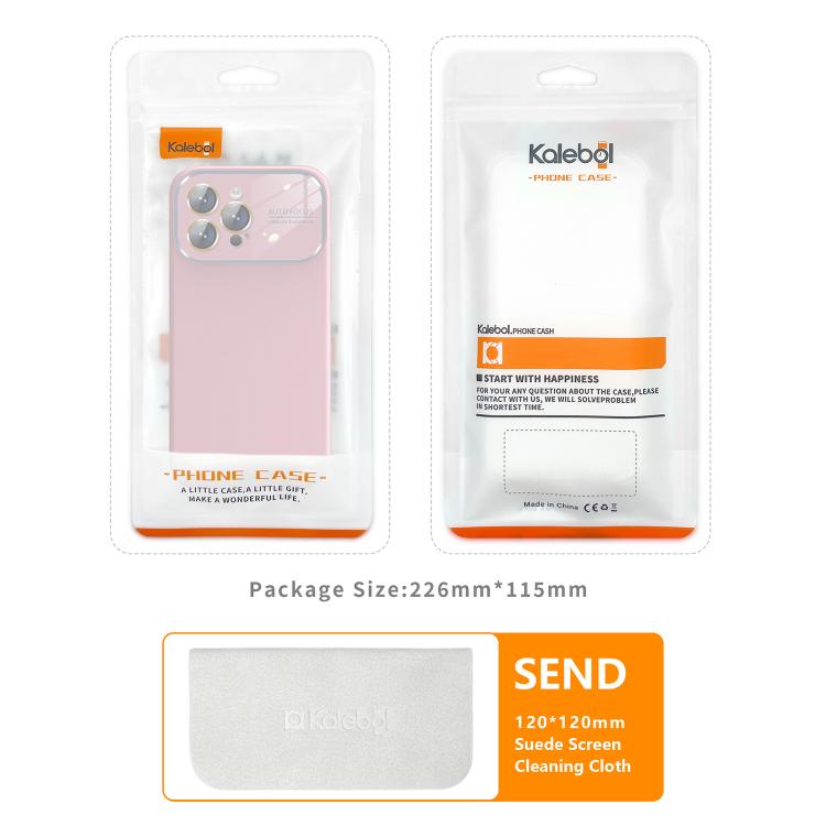 Funda para teléfono Kalebol Large Windows de silicona líquida esmerilada, For iPhone 12, For iPhone 12 Pro Max, For iPhone 12 Pro