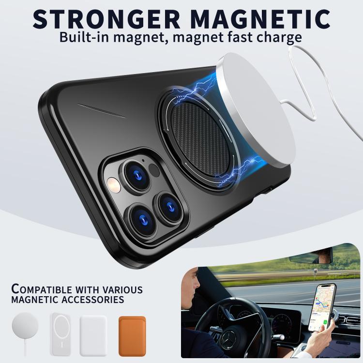 Funda para teléfono de PC con soporte magnético giratorio MagSafe de Kalebol, For iPhone 14 Pro, For iPhone 14 Pro Max, For iPhone 13 Pro Max, For iPhone 13 Pro, For iPhone 13