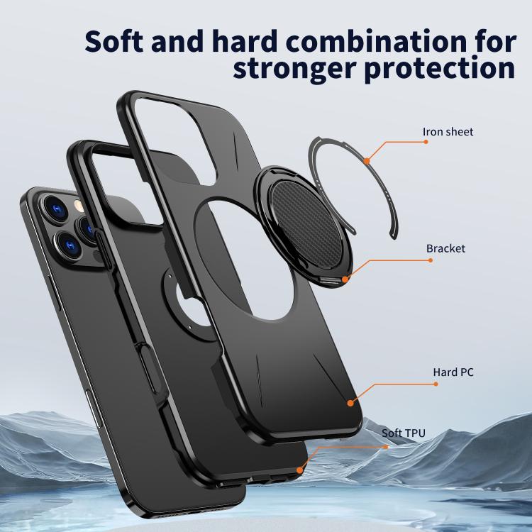 Funda para teléfono de PC con soporte magnético giratorio MagSafe de Kalebol, For iPhone 14 Pro, For iPhone 14 Pro Max, For iPhone 13 Pro Max, For iPhone 13 Pro, For iPhone 13