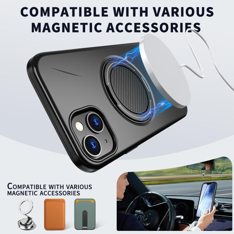 Funda para teléfono de PC con soporte magnético giratorio MagSafe de Kalebol, For iPhone 13