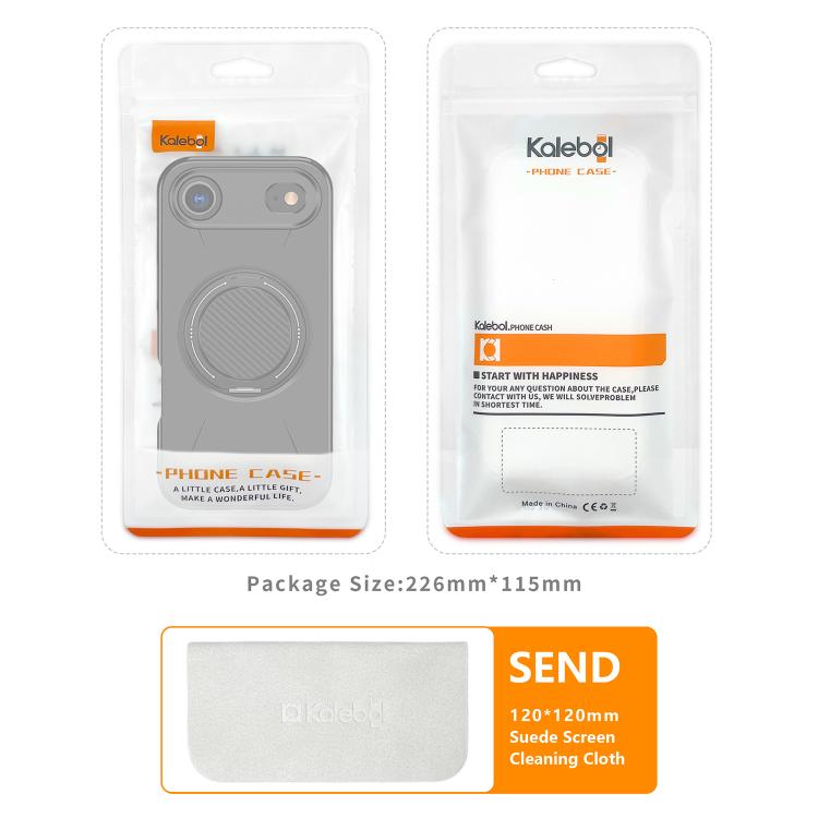 Funda para teléfono de PC con soporte magnético giratorio MagSafe de Kalebol, For iPhone 17 Pro Max, For iPhone 17 Pro, For iPhone 17, For iPhone Air, For iPhone 16 Pro Max, For iPhone 16 Pro