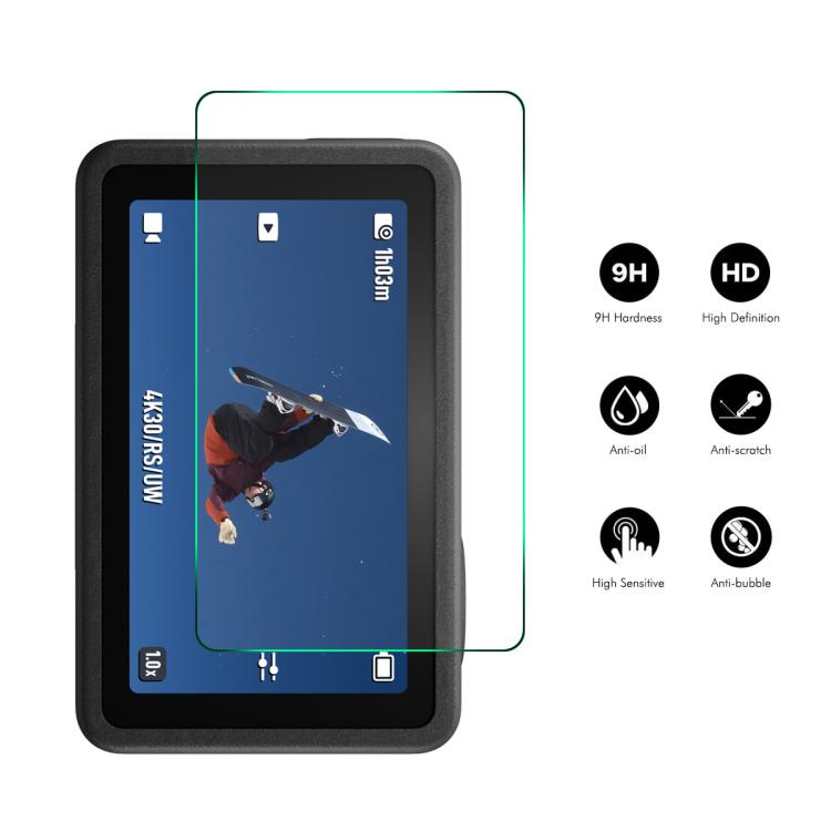 Protector de pantalla de vidrio templado ENKAY Hat-Prince de 0,2 mm y dureza 9H, For DJI Osmo Action 6, For DJI Osmo 360, For DJI Osmo Action 5 Pro, For DJI Osmo Pocket 3, For DJI Osmo Action 4 / 3
