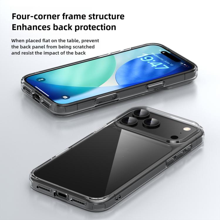 Funda para teléfono Kalebol Ice-clear a prueba de golpes, For iPhone 17 Pro Max, For iPhone 17 Pro, For iPhone 17, For iPhone Air