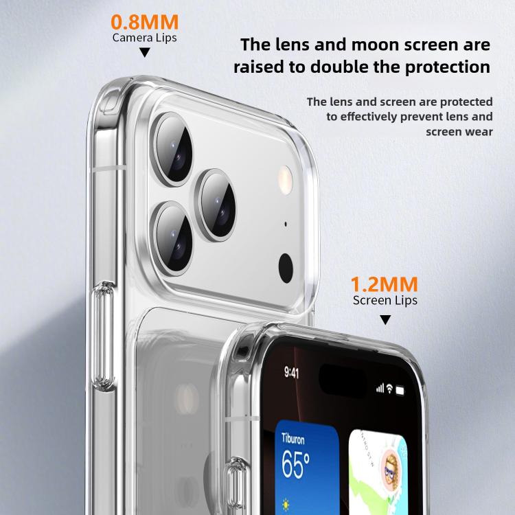 Funda para teléfono Kalebol Ice-clear a prueba de golpes, For iPhone 17 Pro Max, For iPhone 17 Pro, For iPhone 17, For iPhone Air