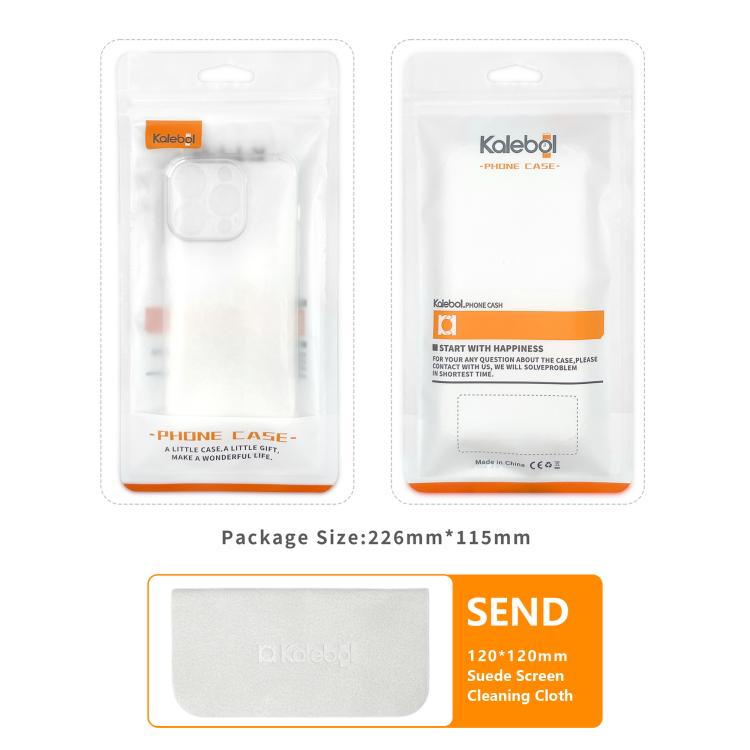 Funda para teléfono Kalebol Ice-clear a prueba de golpes, For iPhone 17 Pro Max, For iPhone 17 Pro, For iPhone 17, For iPhone Air