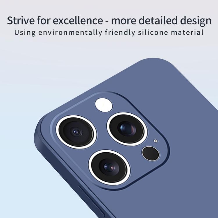 Funda para teléfono MOFI de silicona líquida suave y agradable al tacto, For iPhone 16 Pro, For iPhone 16 Plus, For iPhone 16, For iPhone 15 Pro Max, For iPhone 15 Pro