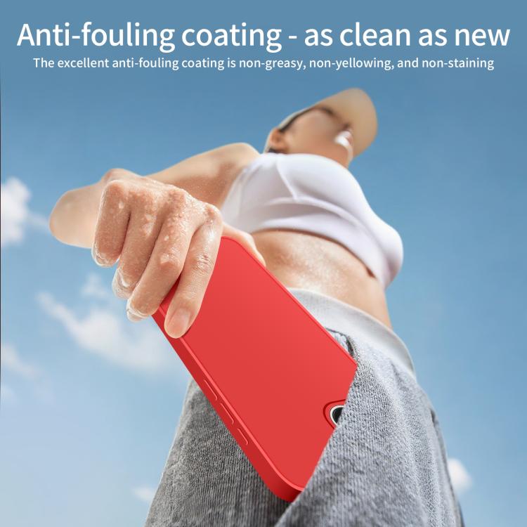 Funda para teléfono MOFI de silicona líquida suave y agradable al tacto, For iPhone 15 Plus, For iPhone 15, For iPhone 14 Plus, For iPhone 14, For iPhone 14 Pro