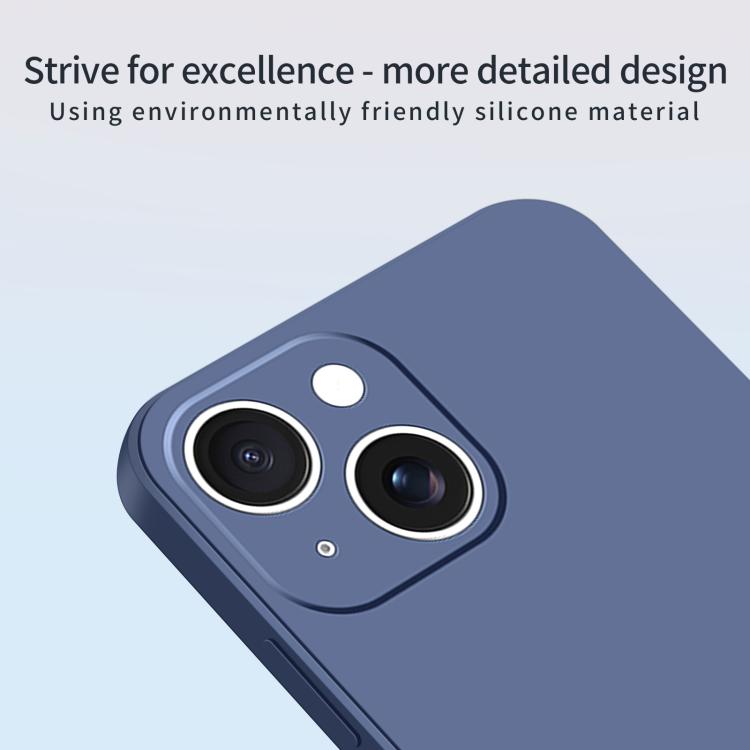 Funda para teléfono MOFI de silicona líquida suave y agradable al tacto, For iPhone 15 Plus, For iPhone 15, For iPhone 14 Plus, For iPhone 14, For iPhone 14 Pro