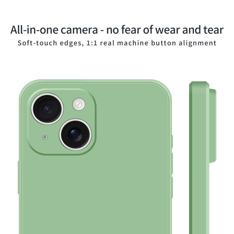 Funda para teléfono MOFI de silicona líquida suave y agradable al tacto, For iPhone 15 Plus, For iPhone 15, For iPhone 14 Plus, For iPhone 14, For iPhone 14 Pro