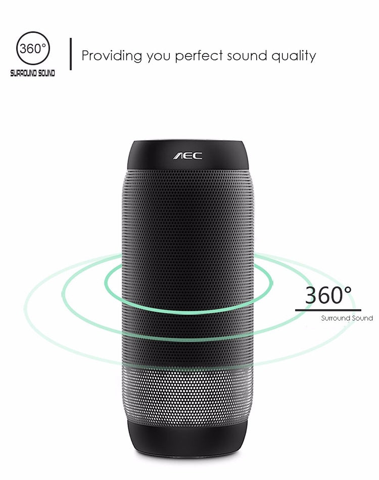 BQ615 PRO Altavoz estéreo HiFi inalámbrico LED colorido, combina Bluetooth + reproductor de tarjetas TF + radio FM + AUX + NFC, BQ615 PRO