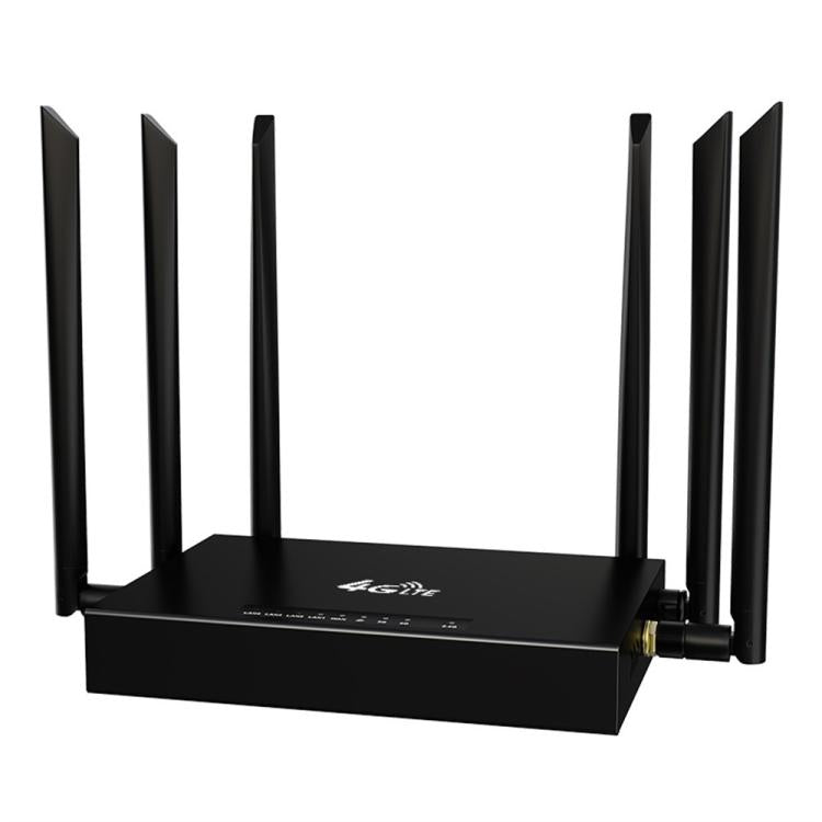 Router industrial ED128-L 4G LTE con tarjeta SIM, WiFi inalámbrico de 300 Mbps para oficina en casa, versión americana., US Plug, EU Plug