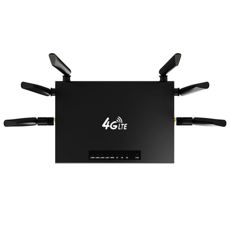 Router industrial ED128-L 4G LTE con tarjeta SIM, WiFi inalámbrico de 300 Mbps para oficina en casa, versión americana., US Plug, EU Plug