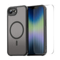 Funda para teléfono ENKAY Hat-Prince MagSafe mate translúcida a prueba de golpes con gran borde curvado., For iPhone 17e / 16e, For iPhone 17 Pro Max, For iPhone 17 Pro, For iPhone 17, For iPhone Air, For iPhone 16 Pro Max, For iPhone 16 Pro           ...