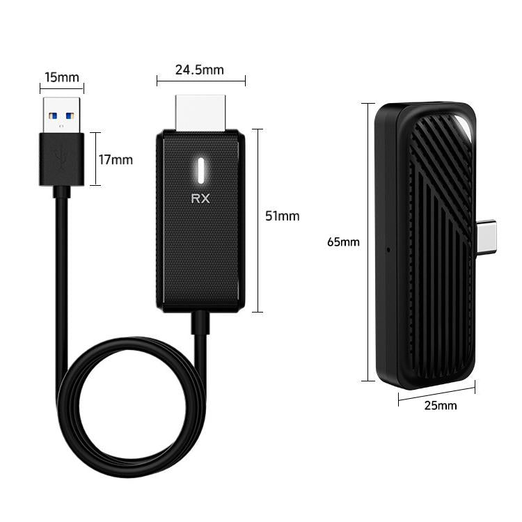 Transmisor y receptor HDMI inalámbrico para portátil/PC/TV/decodificador/proyector