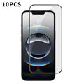 10 láminas de vidrio templado HD Kalebol de alta calidad, serigrafiadas en aluminio, con cobertura total, antihuellas y borde negro., For iPhone 17e / 16e, For iPhone 17 Pro Max, For iPhone 17 Pro, For iPhone 17, For iPhone Air, For iPhone 16 Pro Max  ...