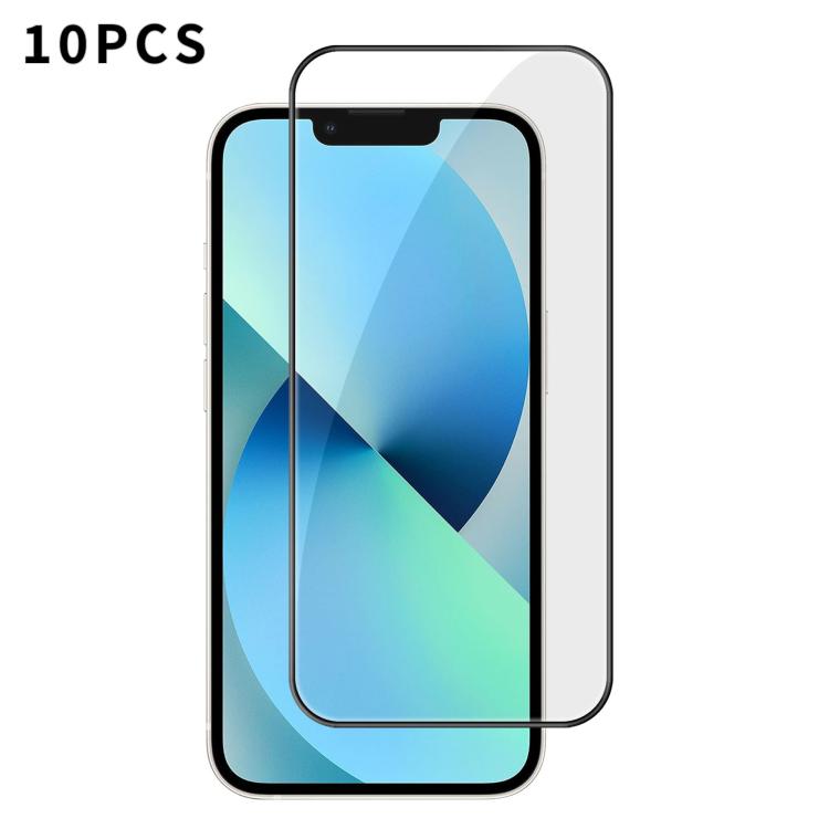 10 láminas de vidrio templado HD Kalebol de alta calidad, serigrafiadas en aluminio, con cobertura total, antihuellas y borde negro., For iPhone 17e / 16e, For iPhone 17 Pro Max, For iPhone 17 Pro, For iPhone 17, For iPhone Air, For iPhone 16 Pro Max  ...