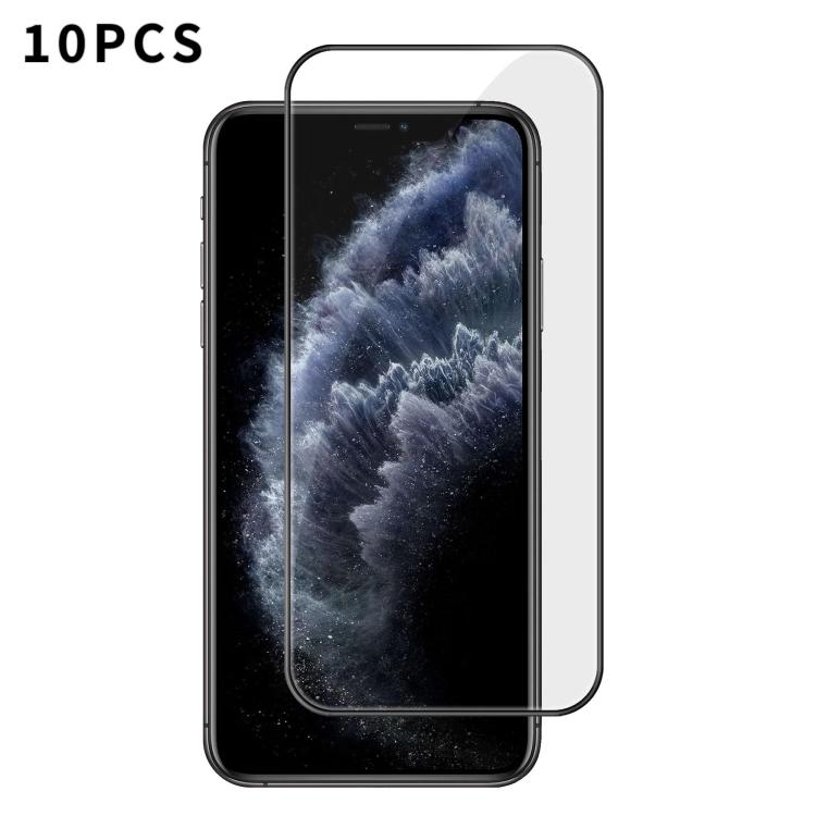 10 láminas de vidrio templado HD Kalebol de alta calidad, serigrafiadas en aluminio, con cobertura total, antihuellas y borde negro., For iPhone 17e / 16e, For iPhone 17 Pro Max, For iPhone 17 Pro, For iPhone 17, For iPhone Air, For iPhone 16 Pro Max  ...