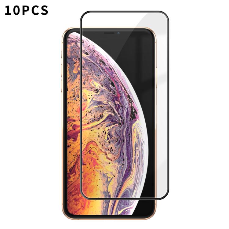 10 láminas de vidrio templado HD Kalebol de alta calidad, serigrafiadas en aluminio, con cobertura total, antihuellas y borde negro., For iPhone 17e / 16e, For iPhone 17 Pro Max, For iPhone 17 Pro, For iPhone 17, For iPhone Air, For iPhone 16 Pro Max  ...