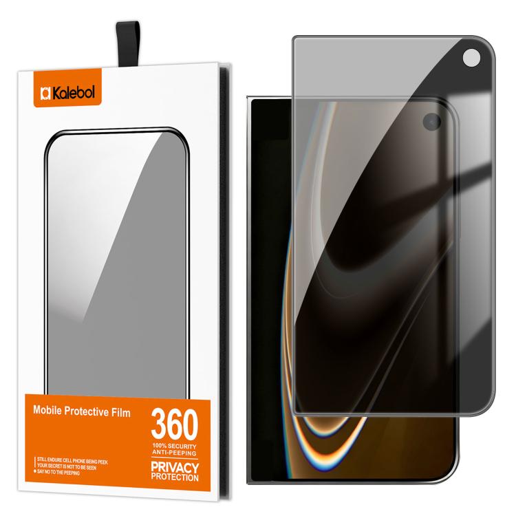 Película de vidrio templado Kalebol de alta calidad, impresa en aluminio, con borde negro y cobertura total para mayor privacidad., For iPhone 17e / 16e, For iPhone 17 Pro Max, For iPhone 17 Pro, For iPhone 17, For iPhone Air, For iPhone 16 Pro Max    ...