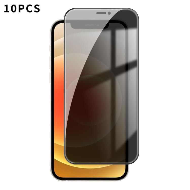 10 láminas de vidrio templado Kalebol de alta calidad, impresas en aluminio, con borde negro y cobertura total para privacidad., For iPhone 17e / 16e, For iPhone 17 Pro Max, For iPhone 17 Pro, For iPhone 17, For iPhone Air, For iPhone 16 Pro Max       ...